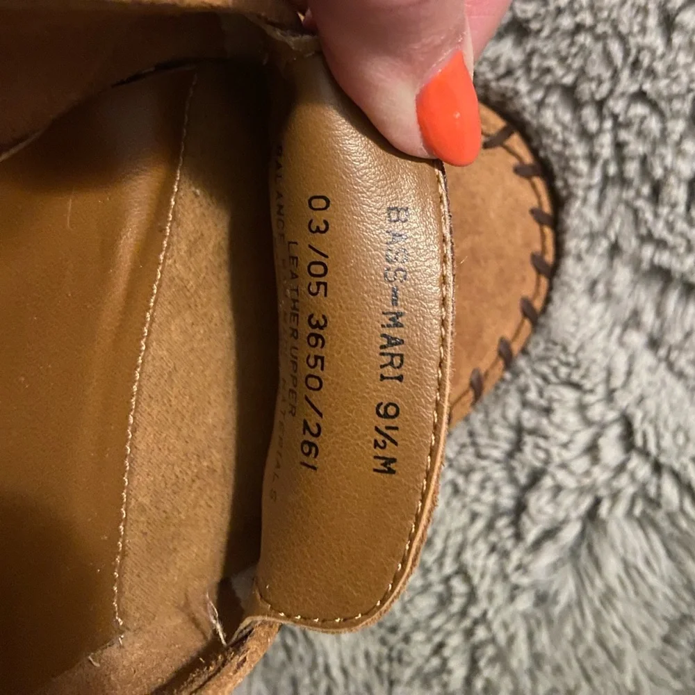 Vintage Bass Women's Brown Suede mules - Picture 7 of 7